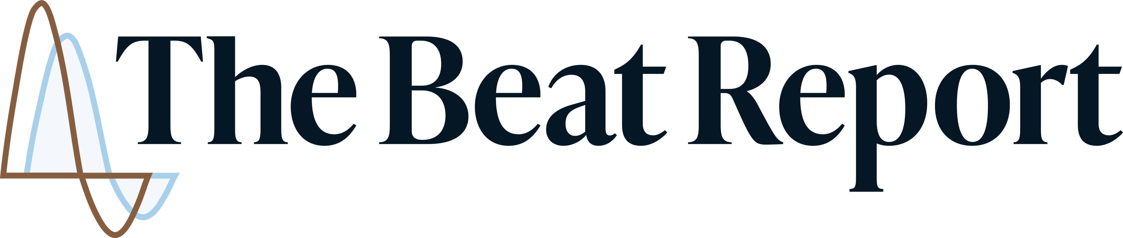 The Beat Report logo, light mode